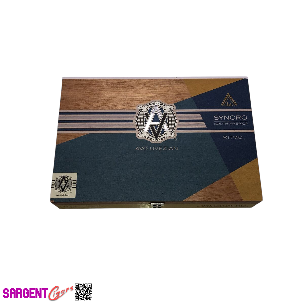 Avo Syncro Robusto Empty Wooden Cigar Box 8.5x5.75x1.5