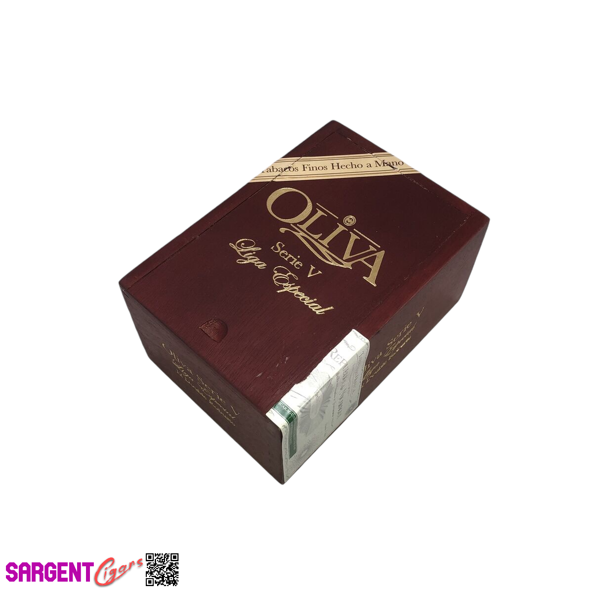Oliva Serie V Double Robusto Empty Wooden Cigar Box 4x6x3