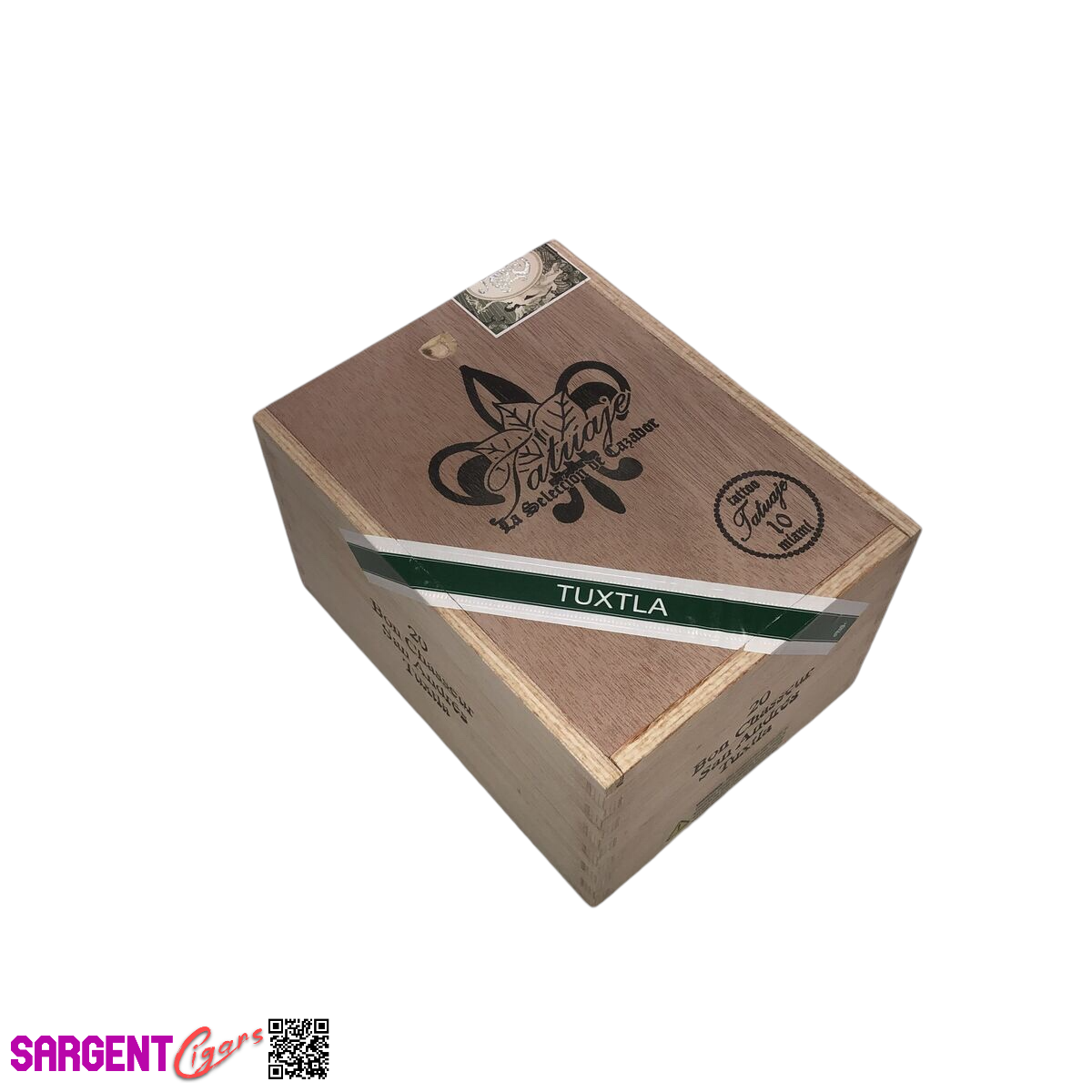 Tatuaje Tuxtla Bon Chasseur Empty Wooden Cigar Box 4.75x6x3.75