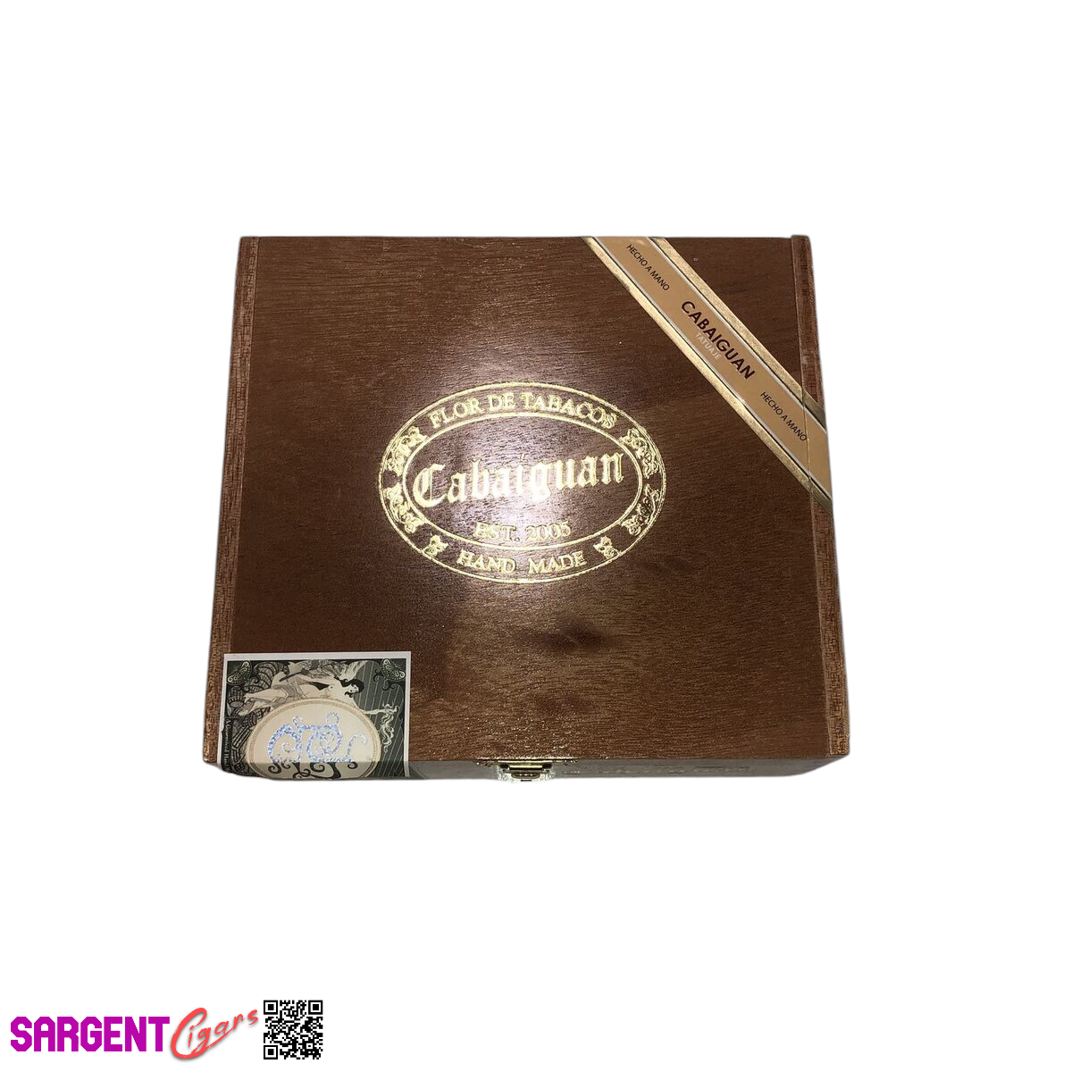 Tatuaje Cabaiguan Empty Wooden Cigar Box 6.5x6x2.75