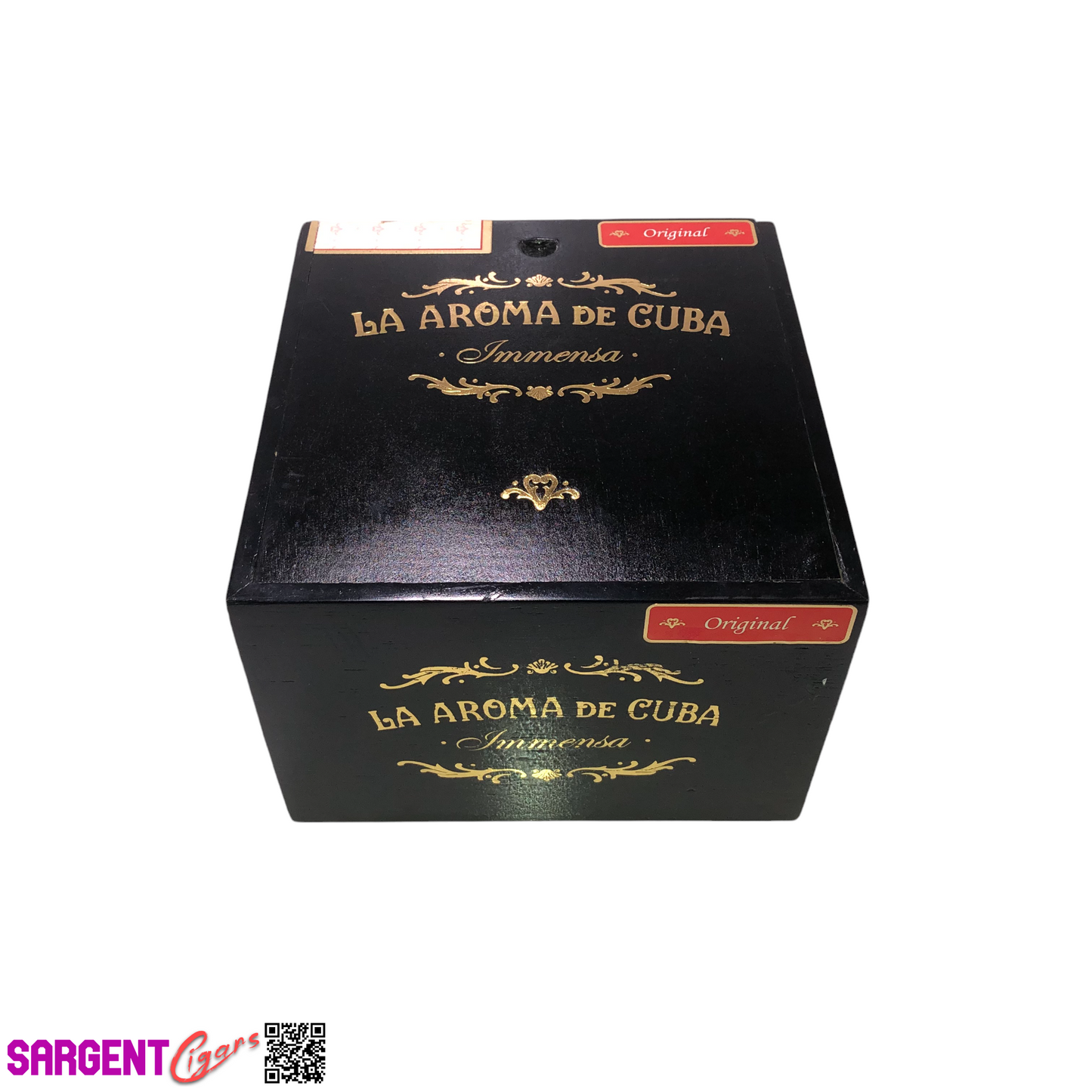 La Aroma Immensa Original Empty Wooden Cigar Box 6.25x6.5x4.25