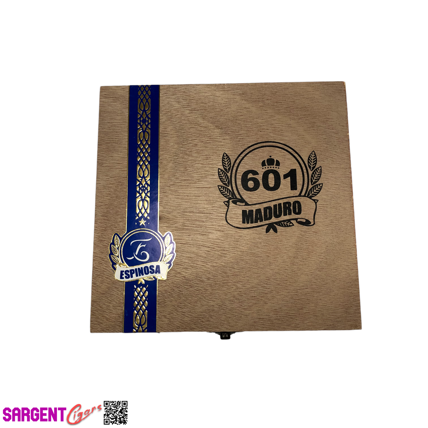 Espinosa 601 Maduro Gordo Empty Wooden Cigar Box 7x7x2.75