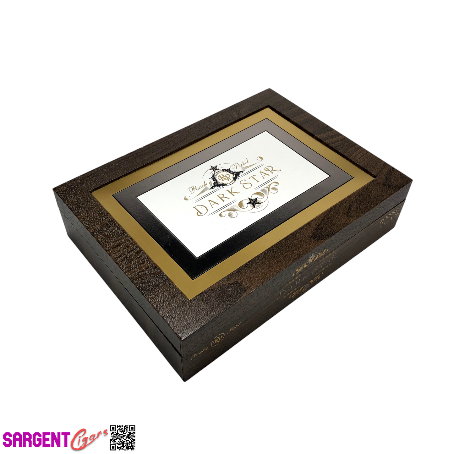 Rocky Patel Dark Star Robusto Empty Wooden Cigar Box 9x6.75x2.25