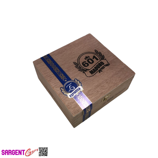 Espinosa 601 Maduro Robusto Empty Wooden Cigar Box 6.5x6.25x2.75
