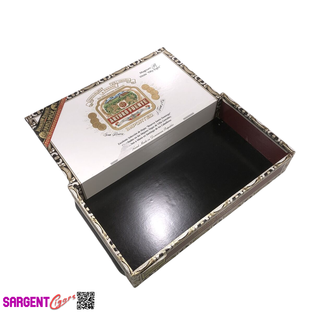 Arturo Fuente Rosado 58 Reserve Empty Cigar Box 11.25x6x2.25