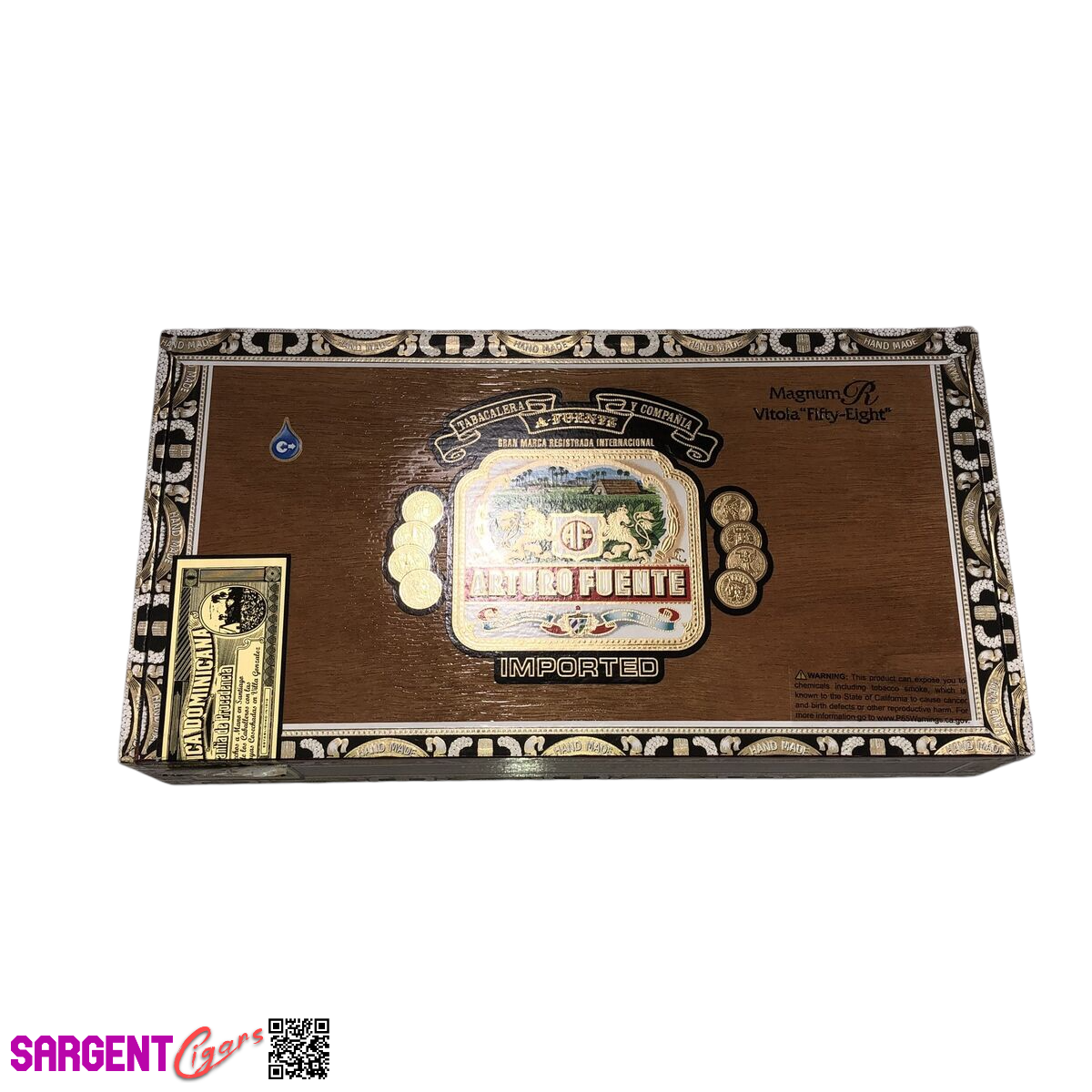 Arturo Fuente Rosado 58 Reserve Empty Cigar Box 11.25x6x2.25