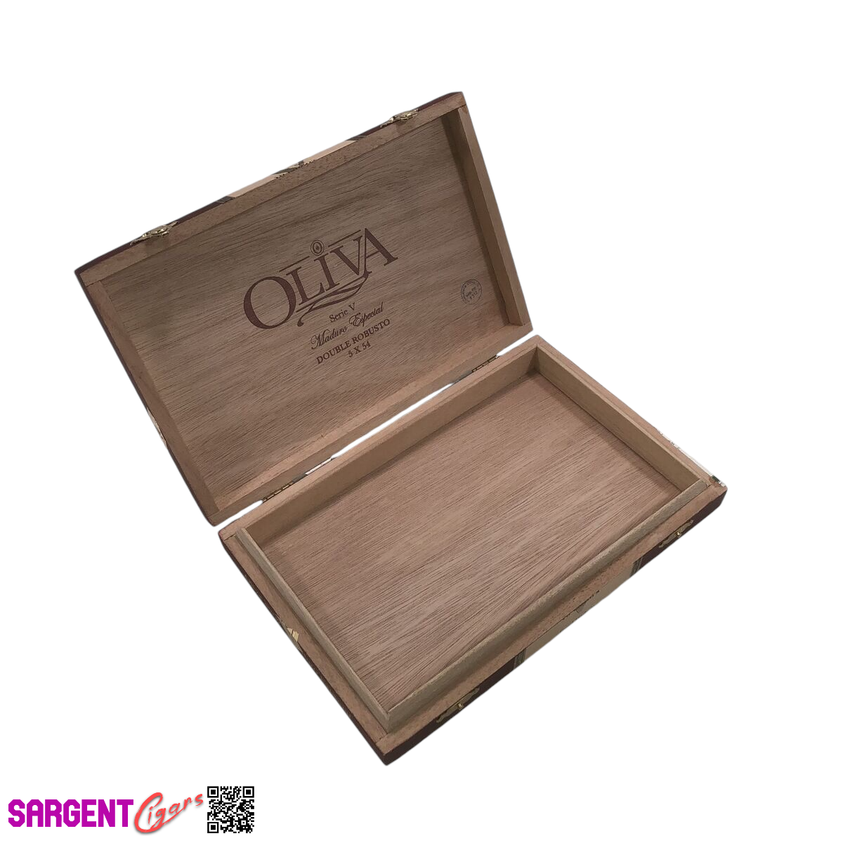 Oliva Serie V Maduro Double Robusto Empty Wooden Cigar Box 9.25x6x1.25