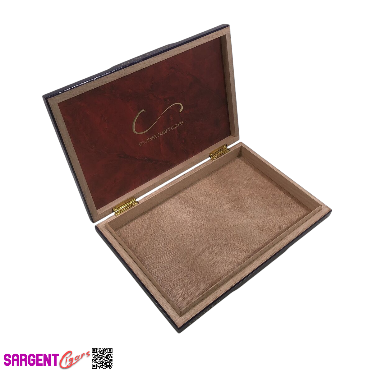 Ozgener Pi Synesthesia Empty Wooden Cigar Box 10.75x7.25x1.5