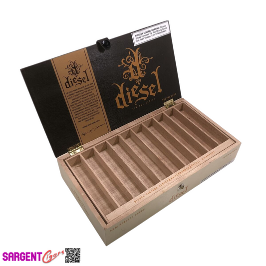 Diesel Vintage Series Robusto Empty Wooden Cigar Box 12x6.75x2.5