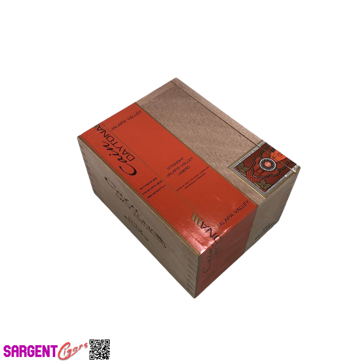 Oliva Cain 543 Empty Wooden Cigar Box 4.5x6x3.5