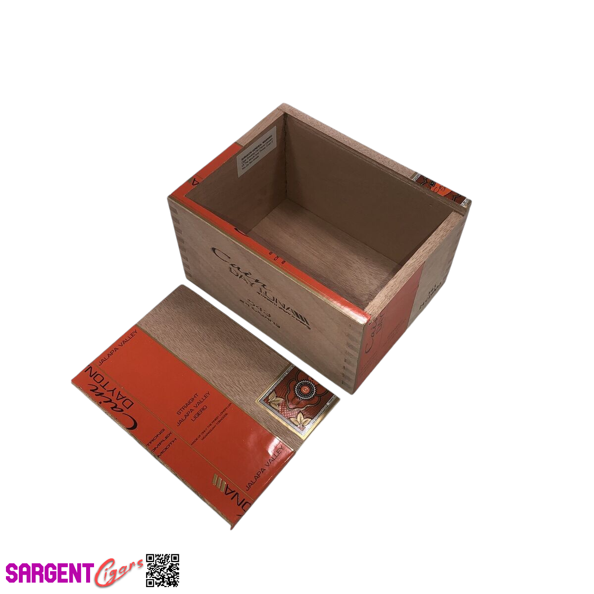 Oliva Cain 543 Empty Wooden Cigar Box 4.5x6x3.5