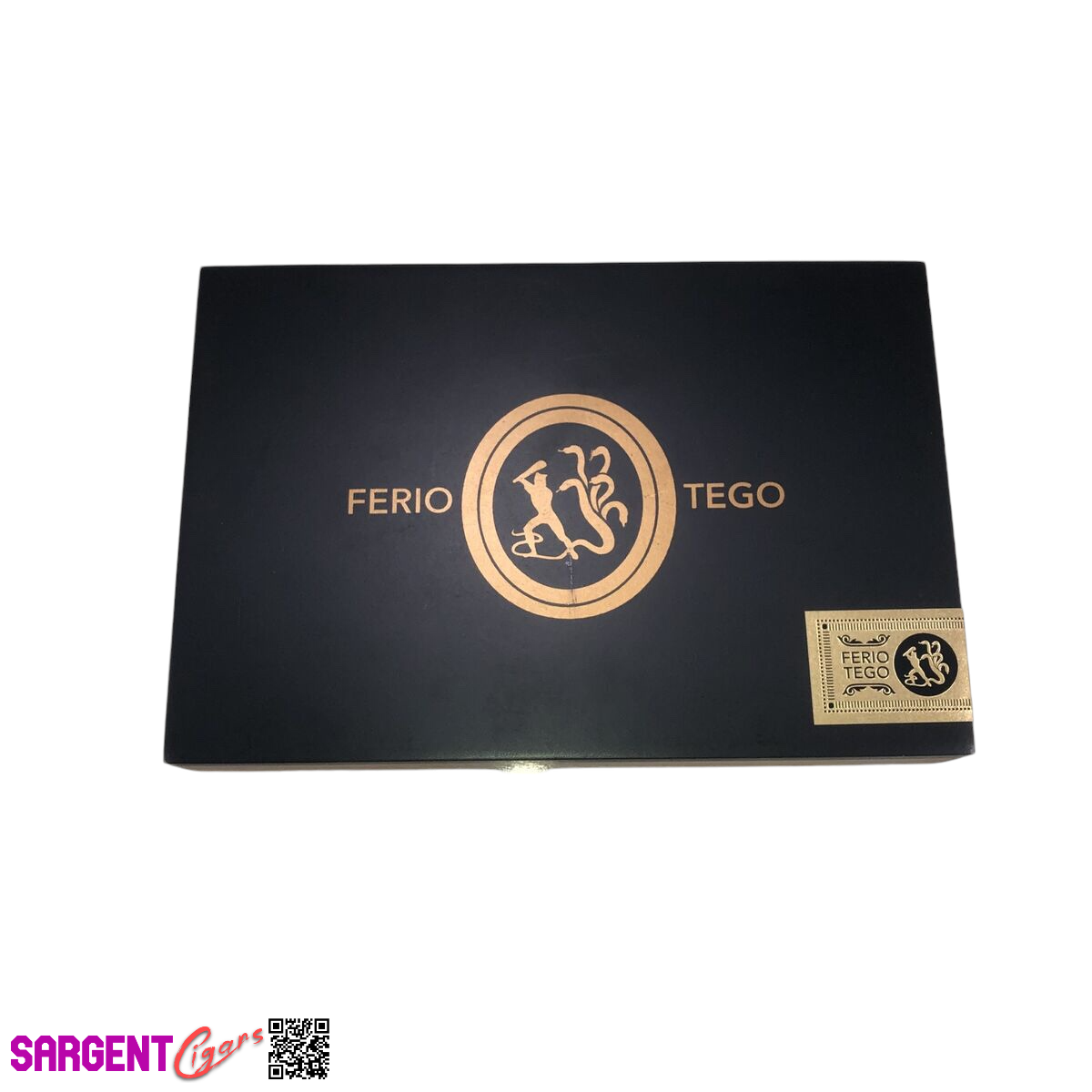 Ferio Tego Summa Robusto Empty Wooden Cigar Box 8.75x6x1.5