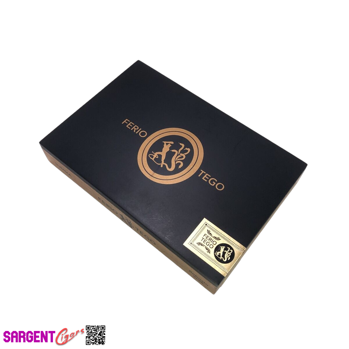 Ferio Tego Summa Robusto Empty Wooden Cigar Box 8.75x6x1.5