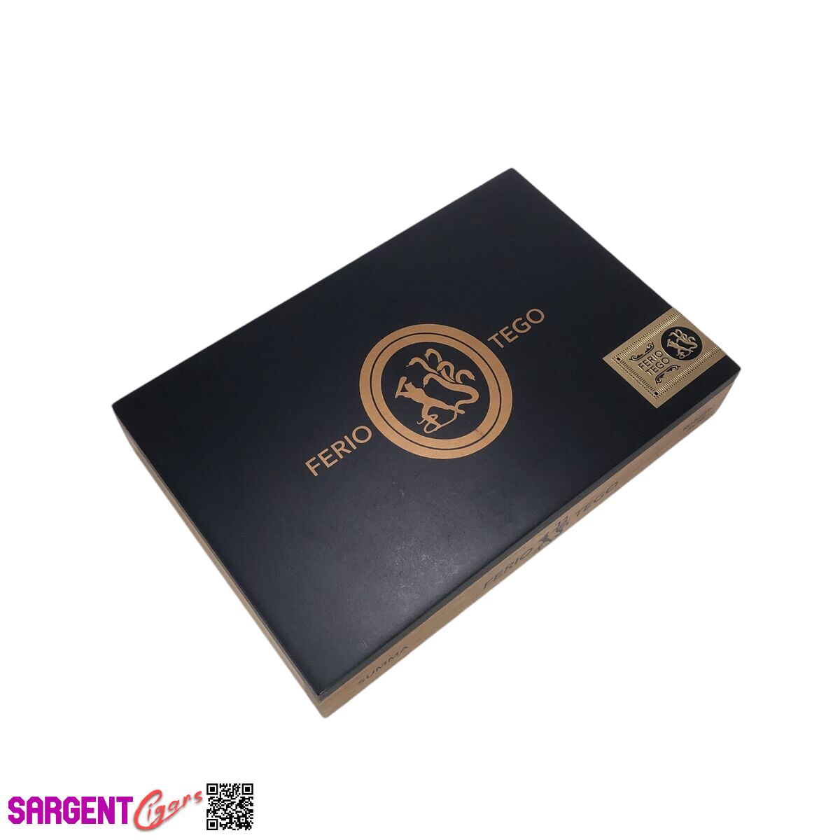 Ferio Tego Summa Robusto Empty Wooden Cigar Box 8.75x6x1.5