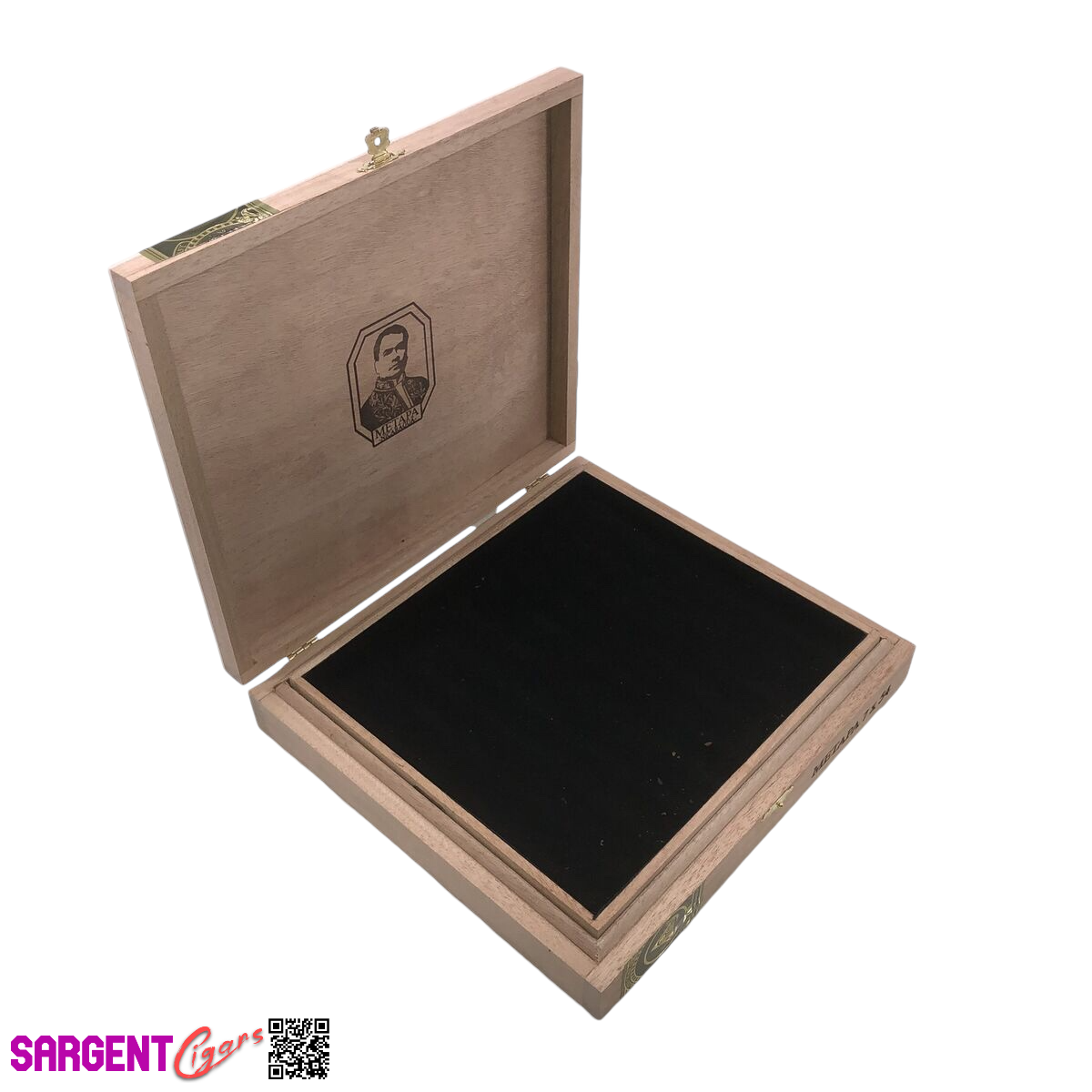Foundation Metapa 54 Empty Wooden Cigar Box 9.75x9x1.75