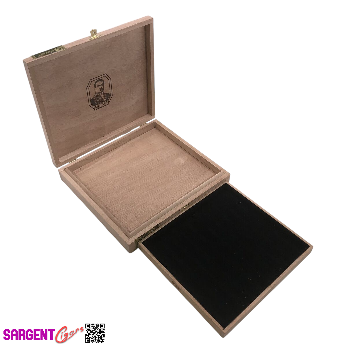 Foundation Metapa 54 Empty Wooden Cigar Box 9.75x9x1.75
