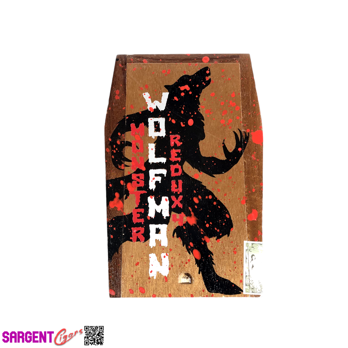 Tatuaje Redux Wolfman Empty Wooden Cigar Box 5.5x8.5x2.75