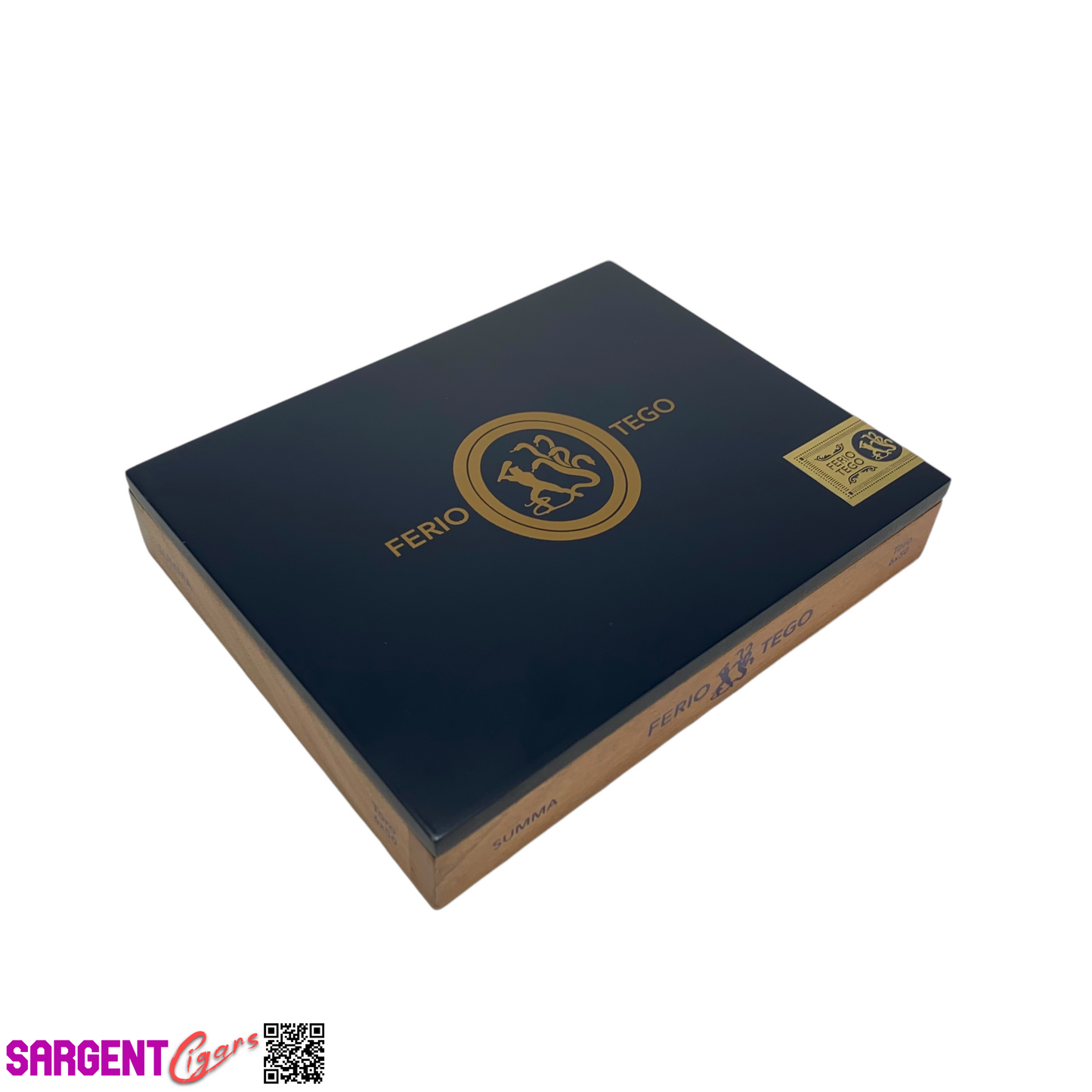 Ferio Tego Summa Toro Empty Wooden Cigar Box 8.75x7x1.5