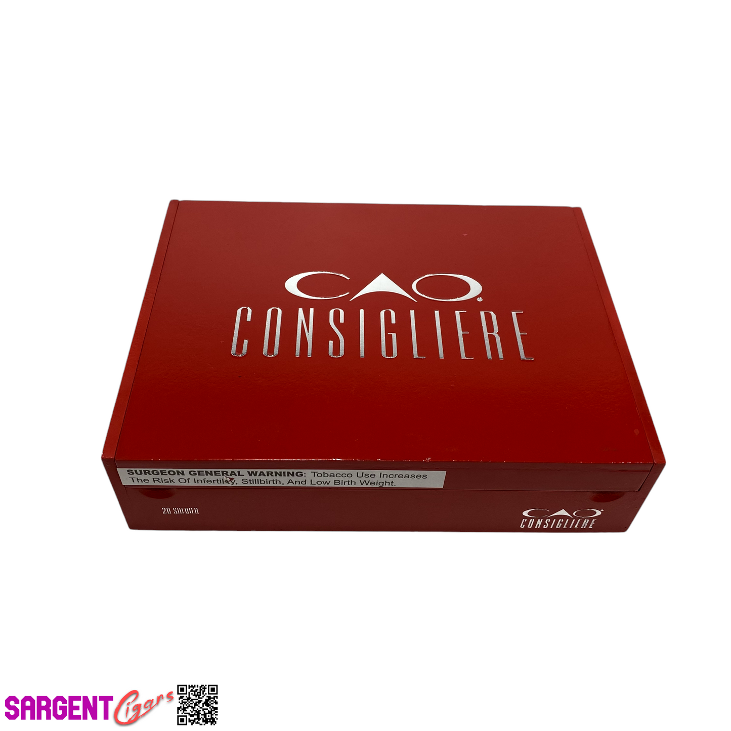 Cao Consigliere Soldier Empty Wooden Cigar Box 9x6.75x2.25