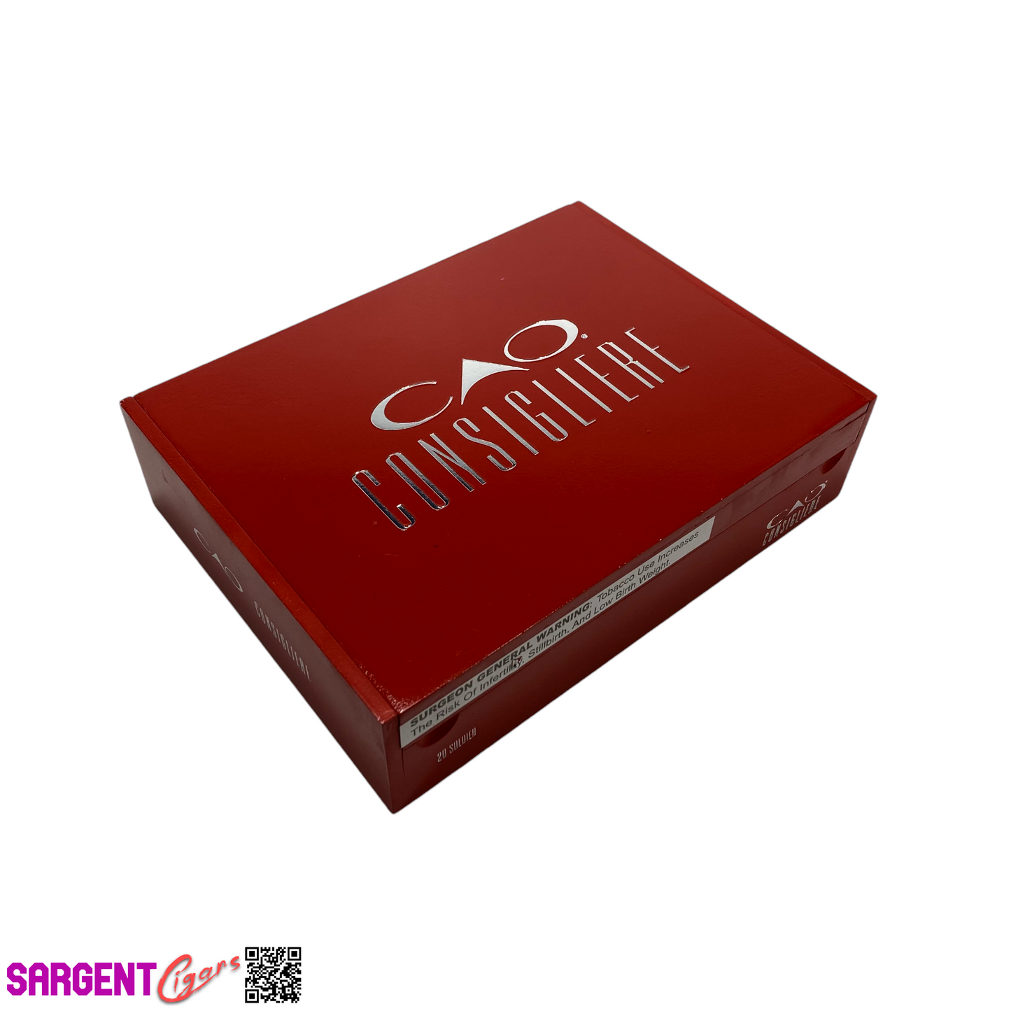 Cao Consigliere Soldier Empty Wooden Cigar Box 9x6.75x2.25