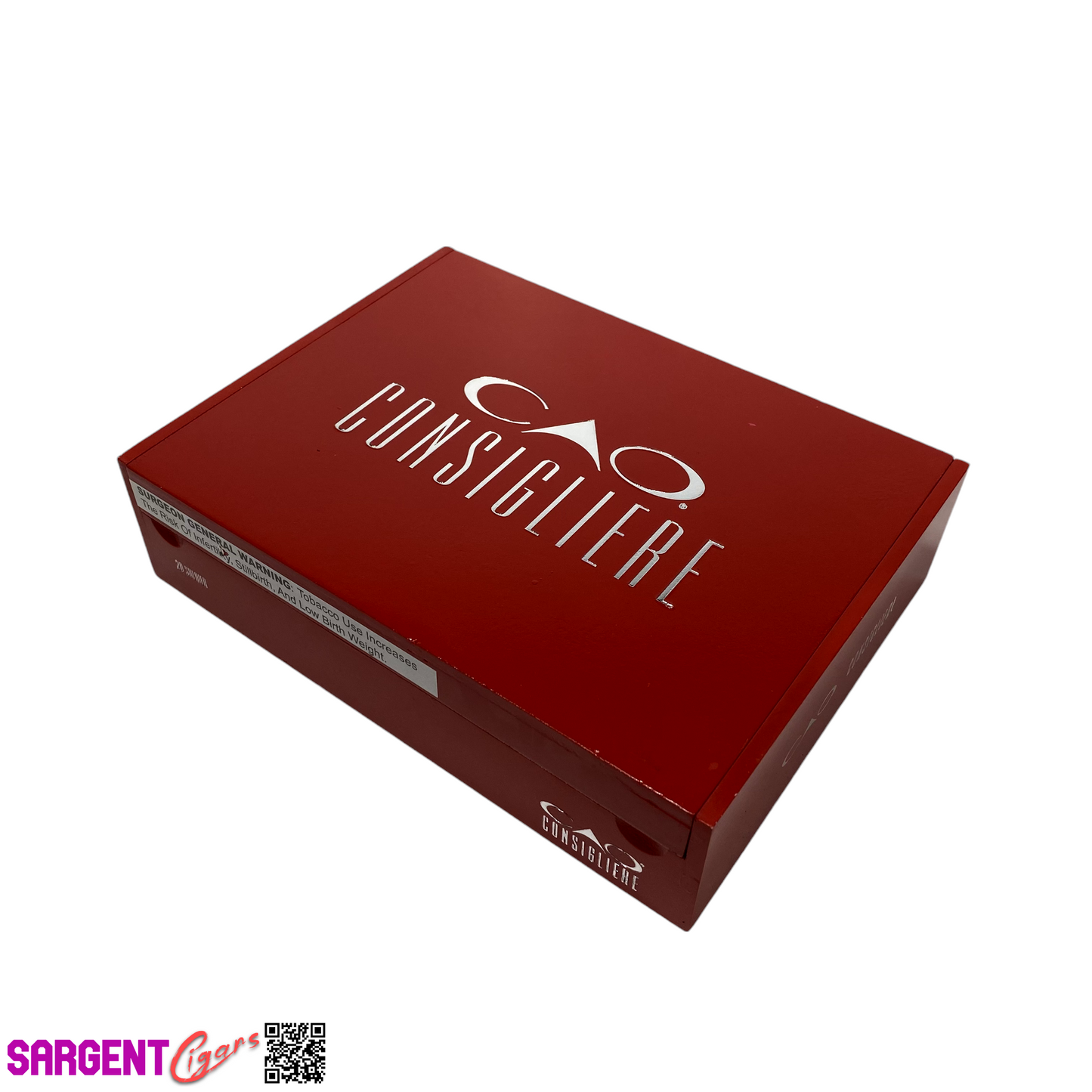 Cao Consigliere Soldier Empty Wooden Cigar Box 9x6.75x2.25