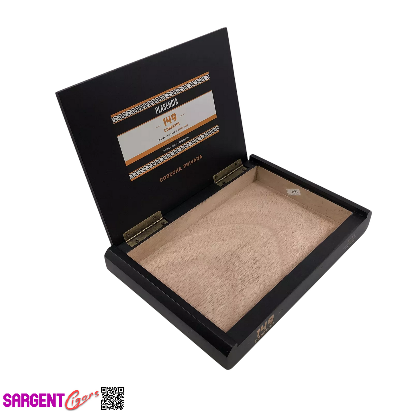 Plasencia 149 Cosecha Robusto Empty Wooden Cigar Box 9.25x6.5x1.25