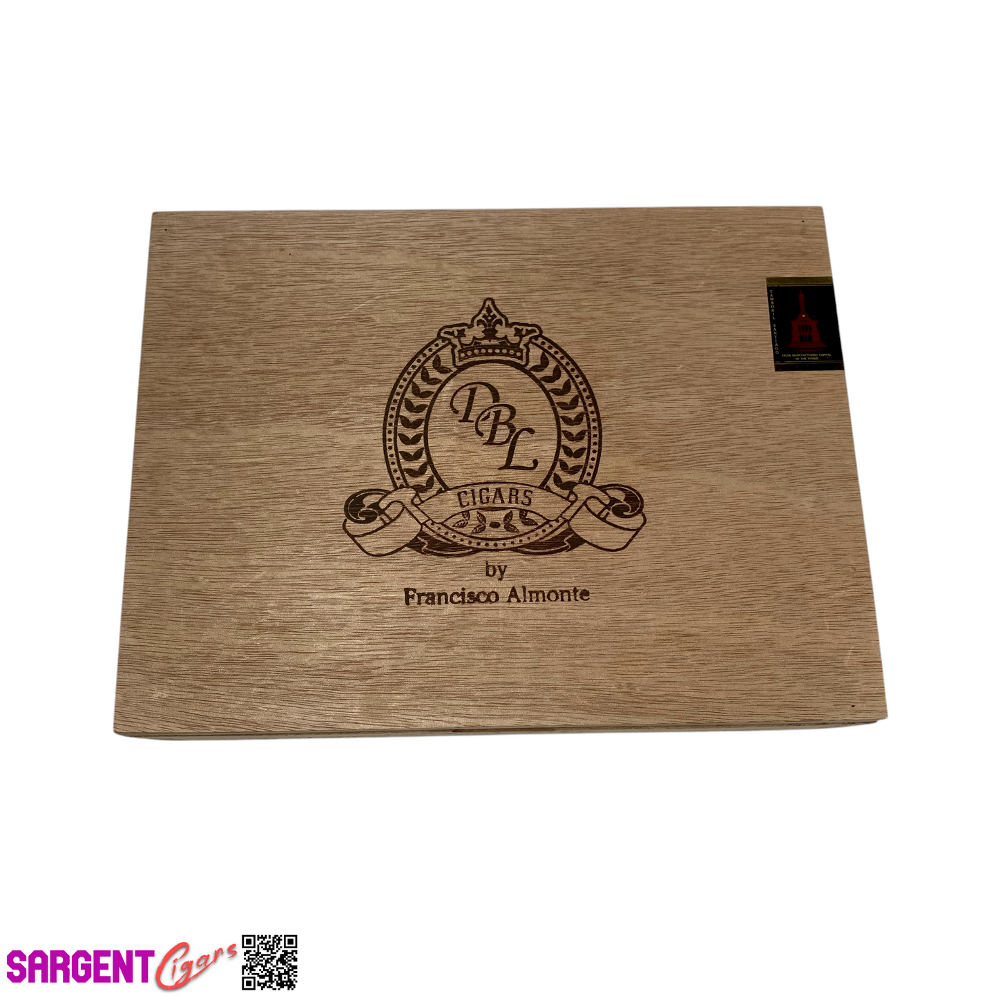 DBL MAFU Cameroon Toro Empty Wooden Cigar Box 9.25x7x2.75