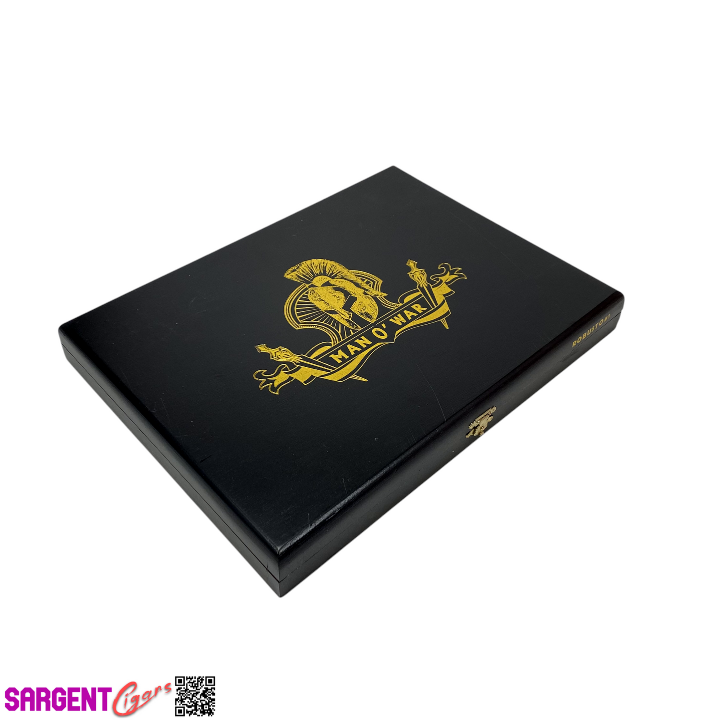 Man O War Robusto Empty Wooden Cigar Box 12.75x9.5x1.5