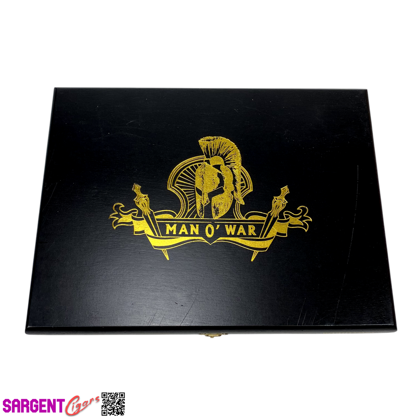 Man O War Robusto Empty Wooden Cigar Box 12.75x9.5x1.5