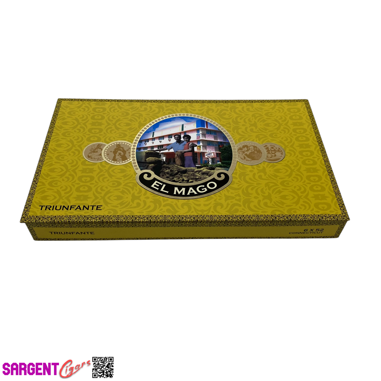 El Mago Triunfante Empty Cigar Box 11.5x6.75x1.25