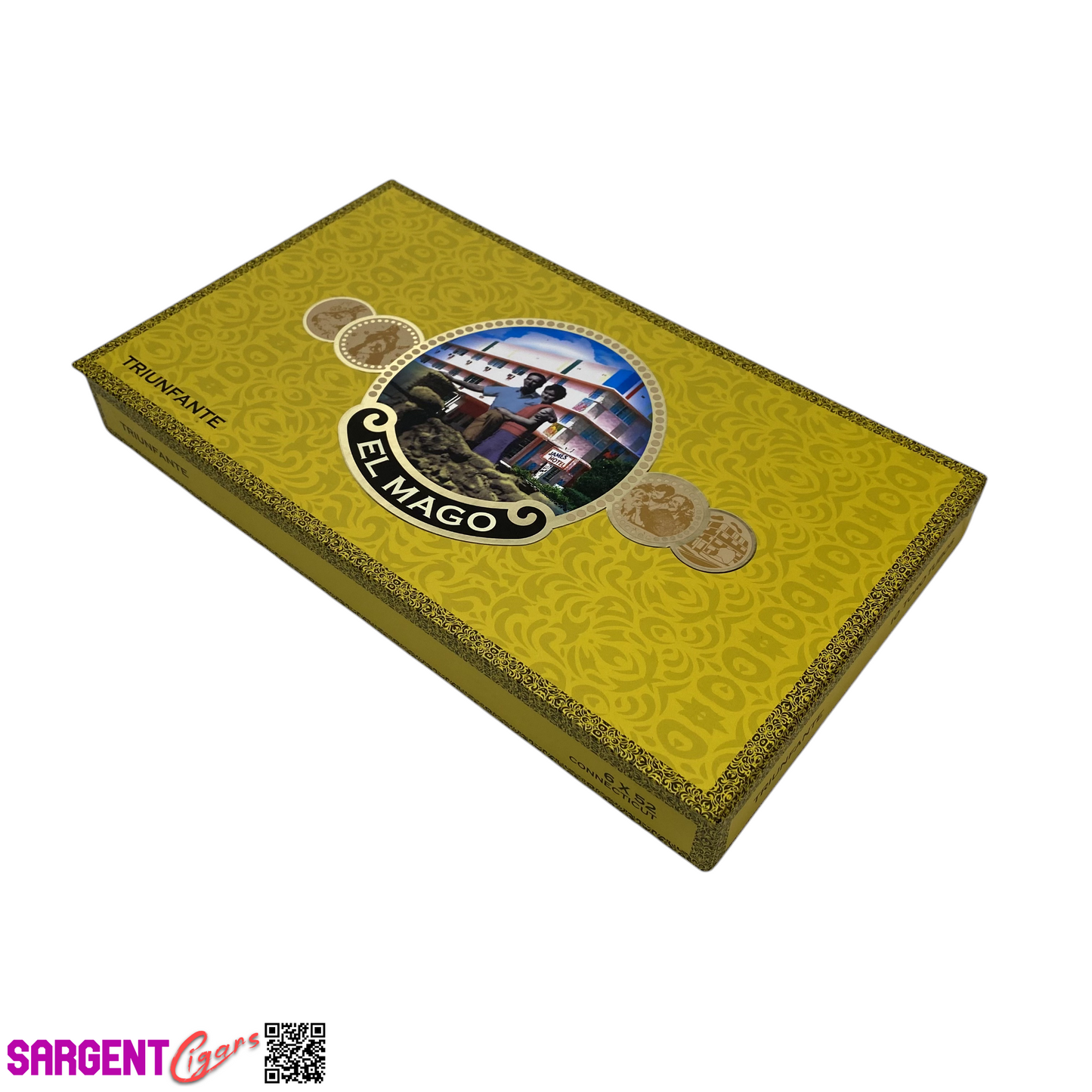 El Mago Triunfante Empty Cigar Box 11.5x6.75x1.25