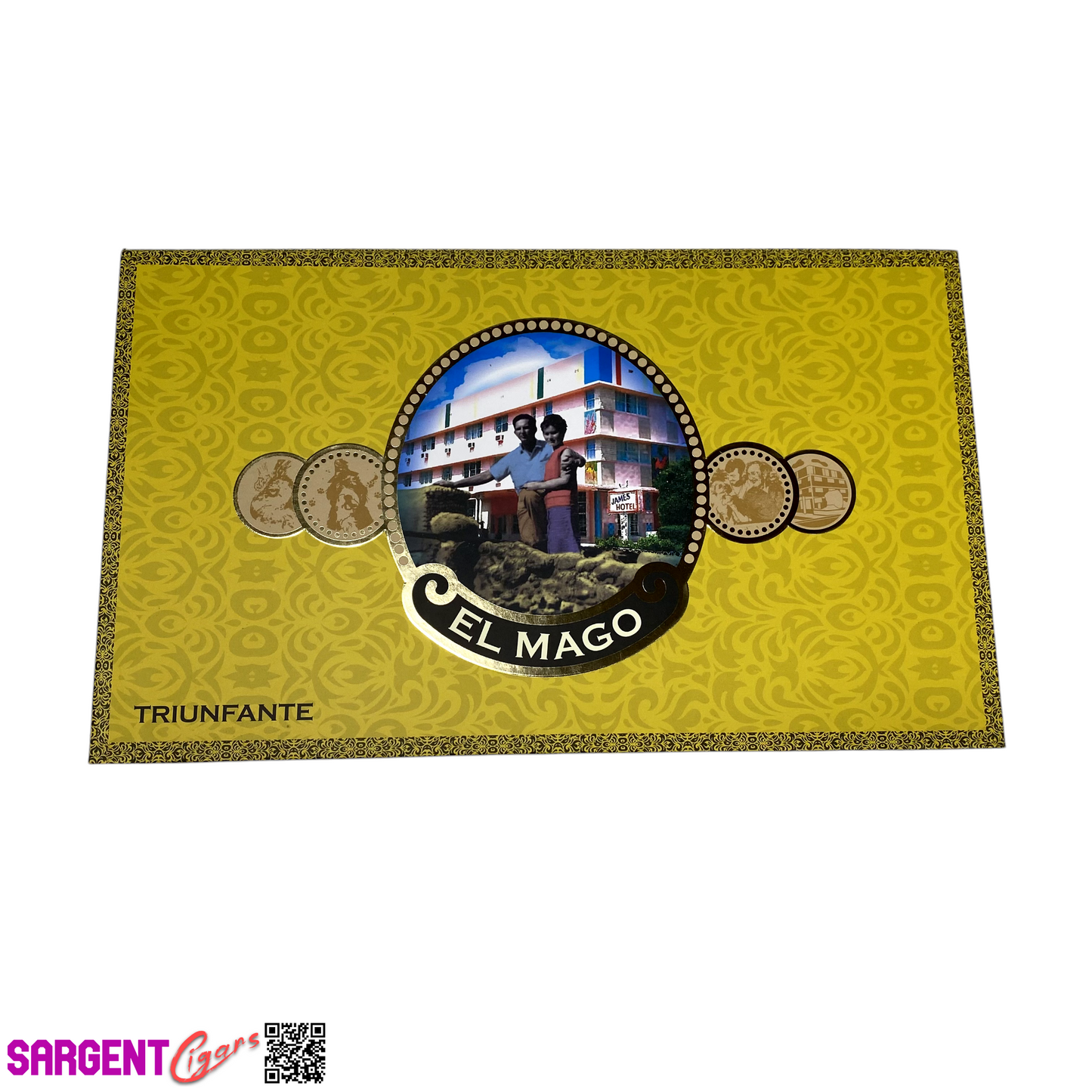 El Mago Triunfante Empty Cigar Box 11.5x6.75x1.25