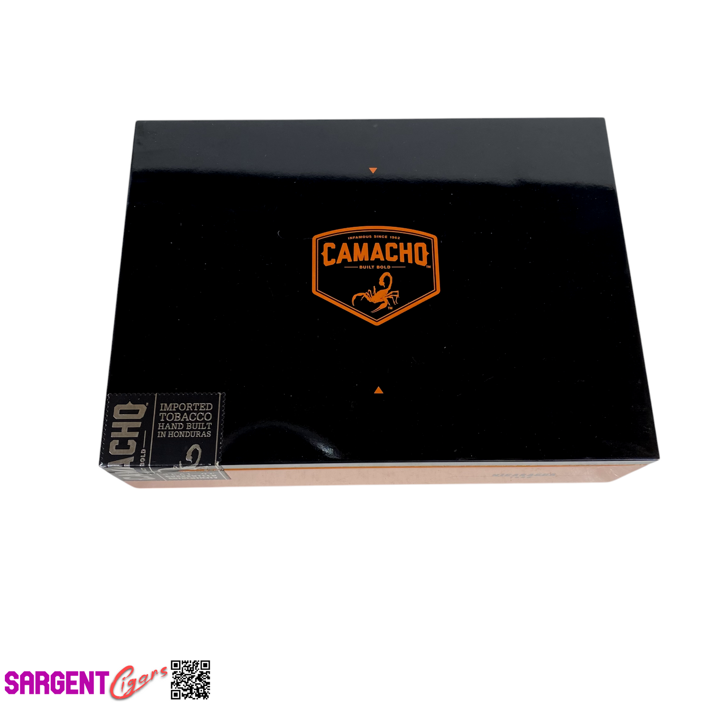 Camacho Nicaragua Toro Empty Wooden Cigar Box 9.5x7x2.25