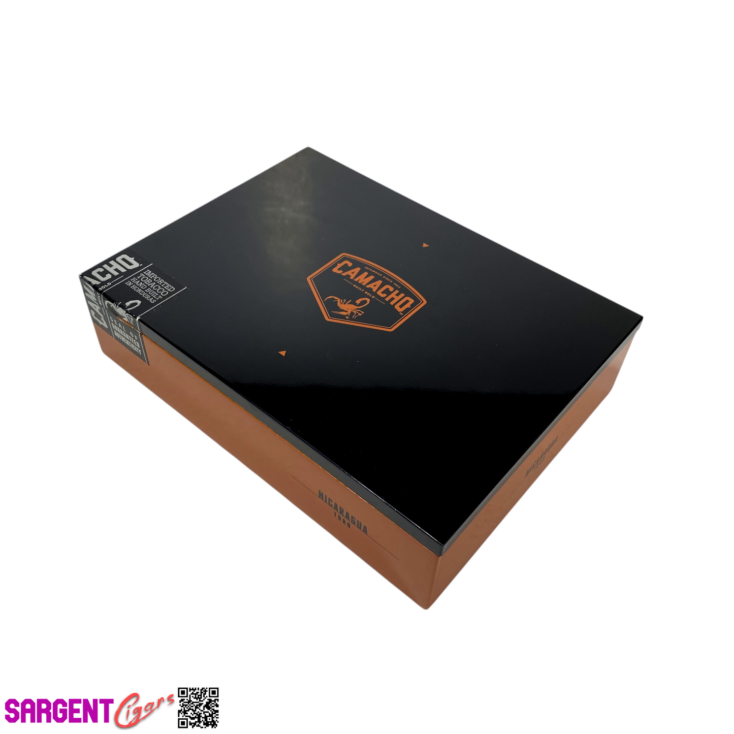 Camacho Nicaragua Toro Empty Wooden Cigar Box 9.5x7x2.25