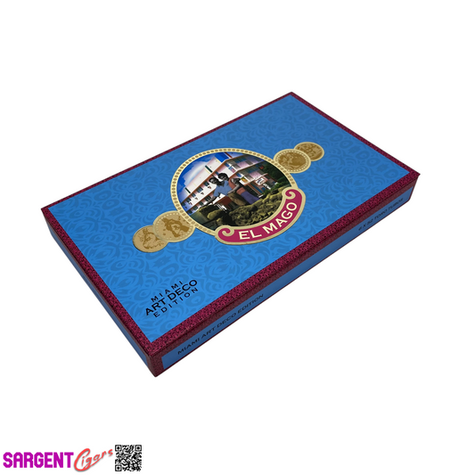 El Mago Miami Edition Toro Tubos Empty Cigar Box 11.5x6.75x1.25
