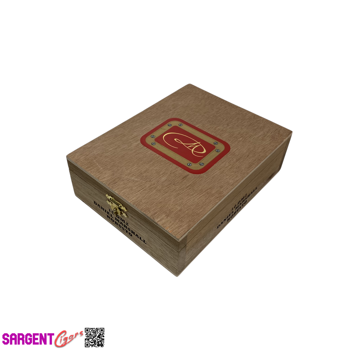 Daniel Marshall Robusto Empty Wooden Cigar Box 5x6.75x2