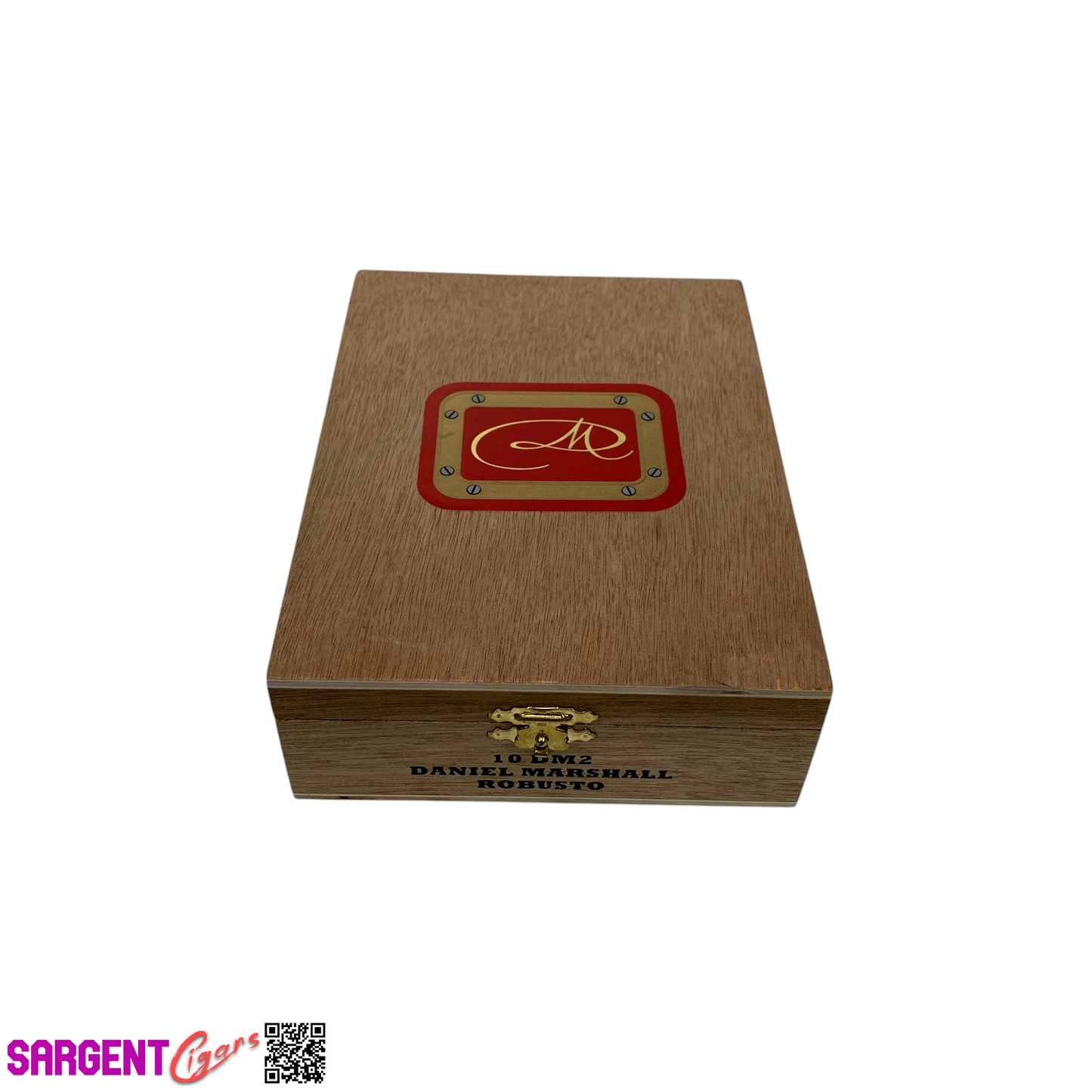 Daniel Marshall Robusto Empty Wooden Cigar Box 5x6.75x2