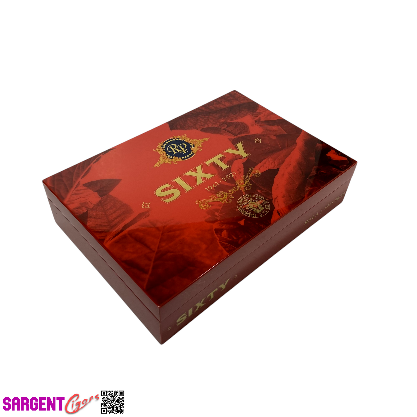 Rocky Patel Sixty Bala Empty Wooden Cigar Box 10x7x2.25