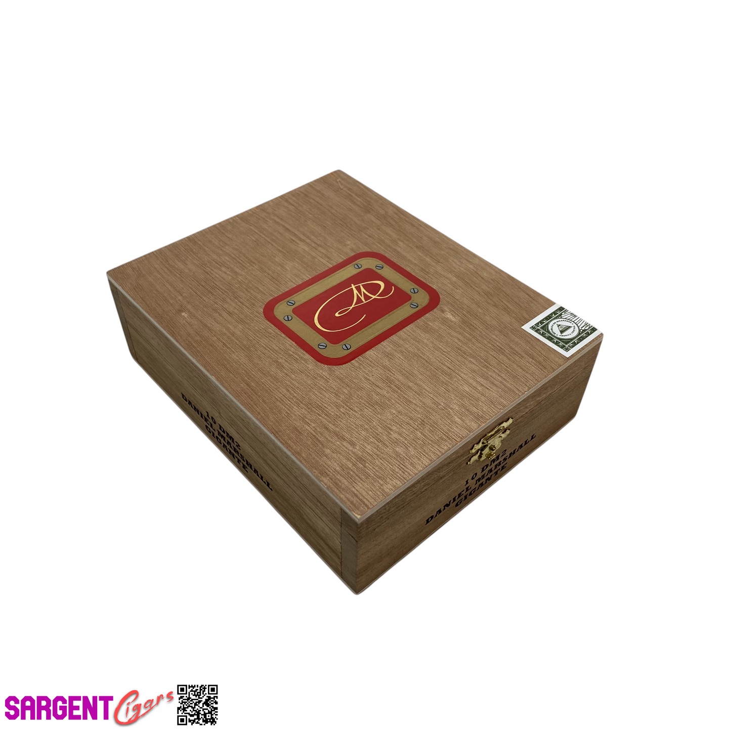 Daniel Marshall Gigante Empty Wooden Cigar Box 5.75x7.25x2.25