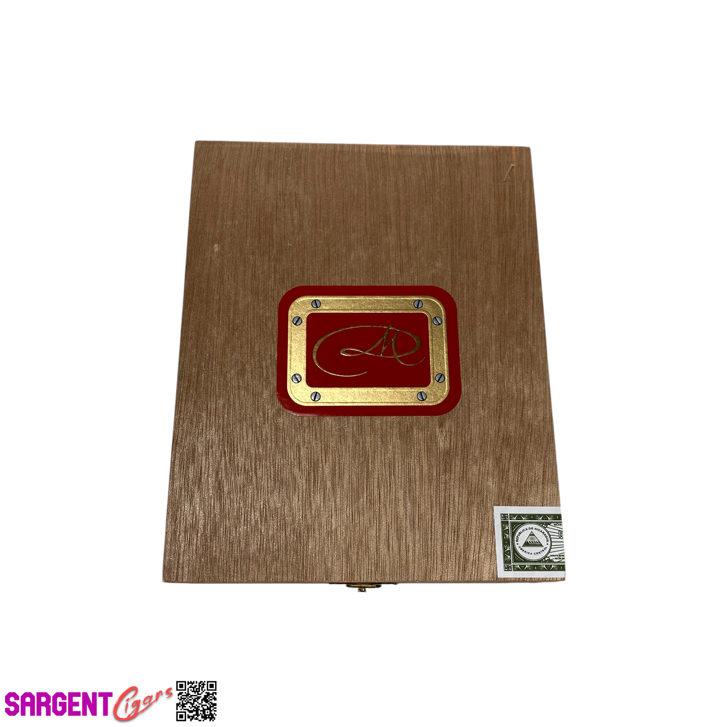 Daniel Marshall Gigante Empty Wooden Cigar Box 5.75x7.25x2.25