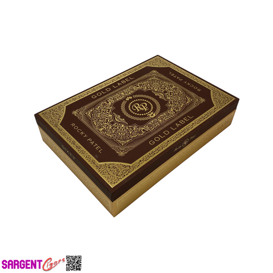 Rocky Patel Gold Label Sixty Empty Wooden Cigar Box 10.25x7.25x2.25