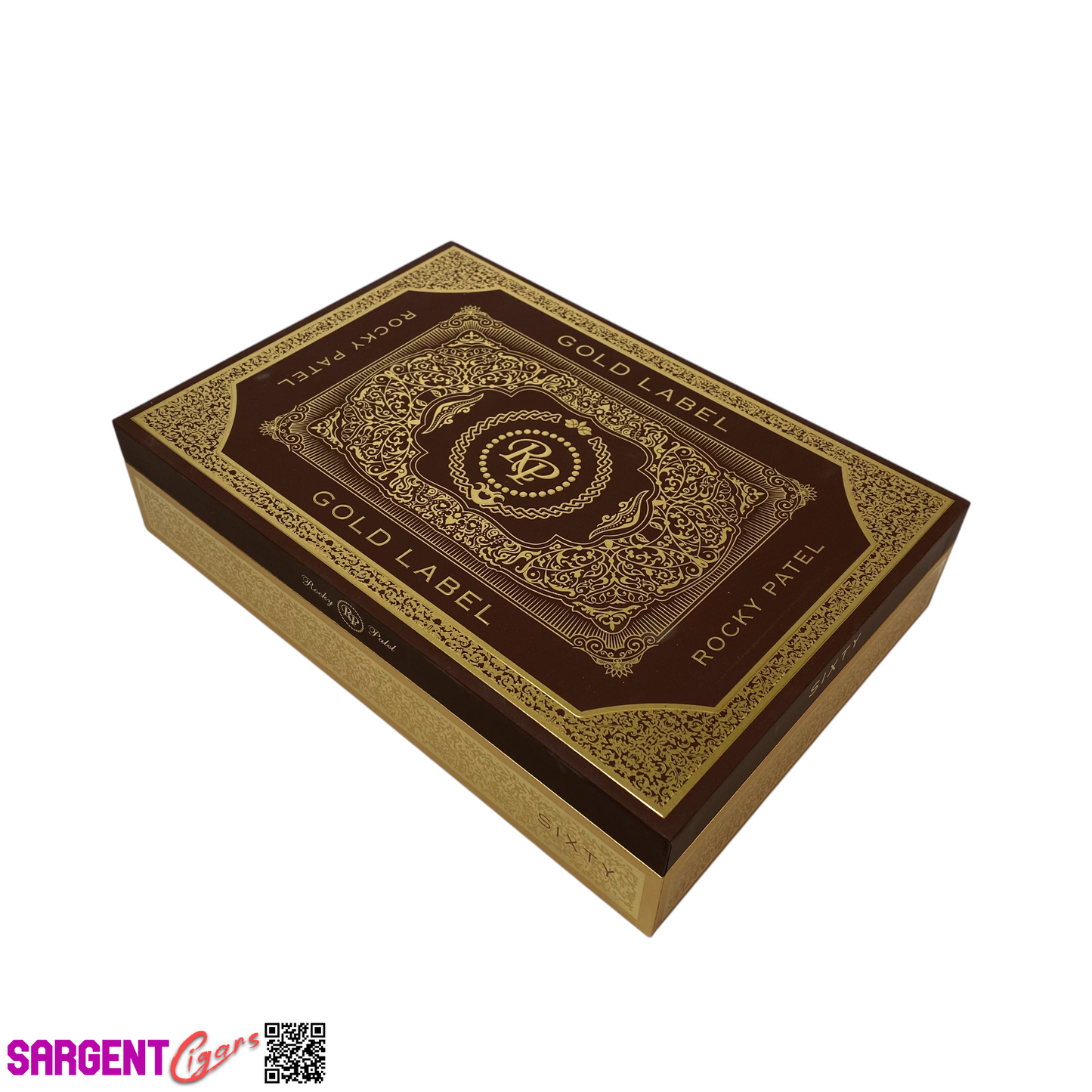 Rocky Patel Gold Label Sixty Empty Wooden Cigar Box 10.25x7.25x2.25