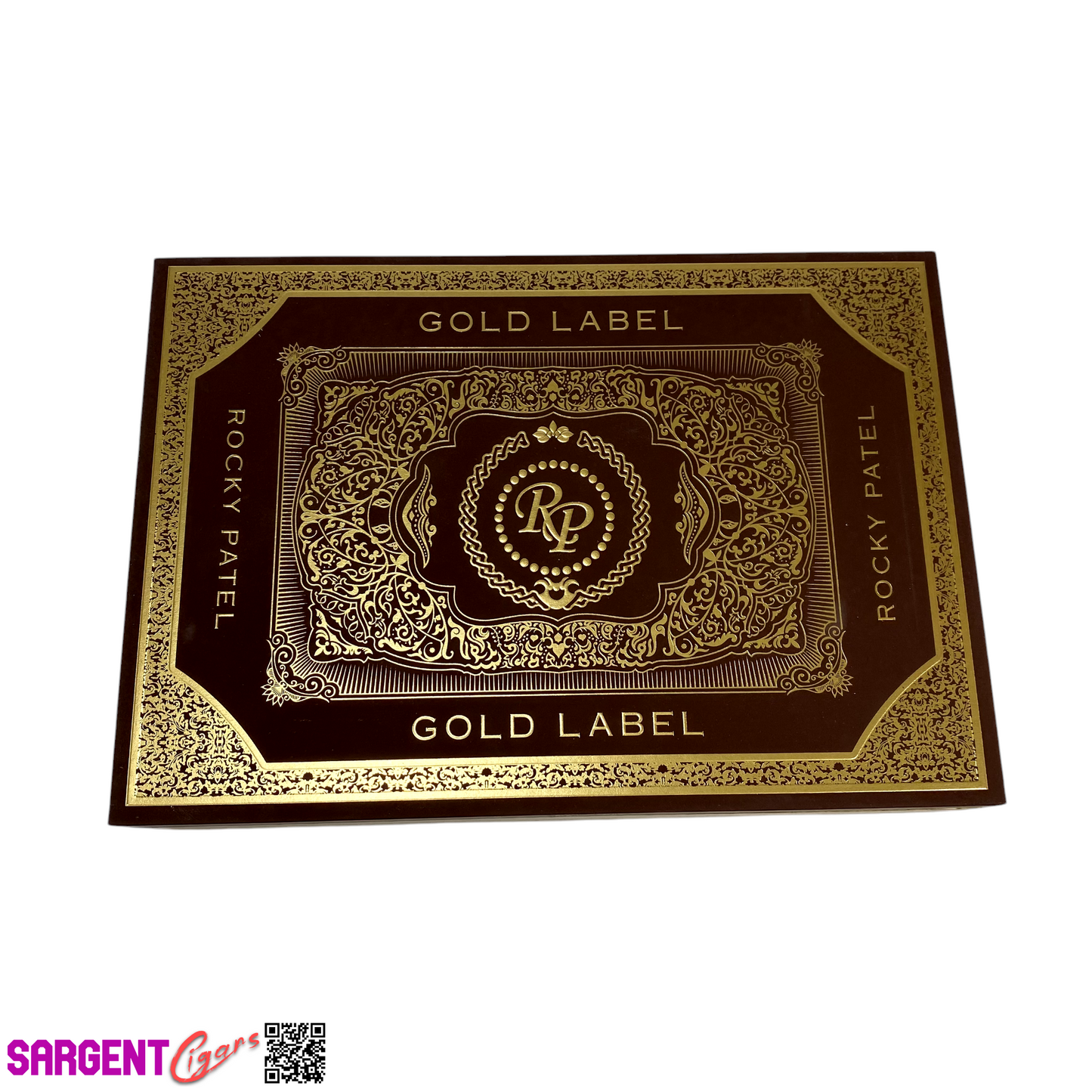 Rocky Patel Gold Label Sixty Empty Wooden Cigar Box 10.25x7.25x2.25