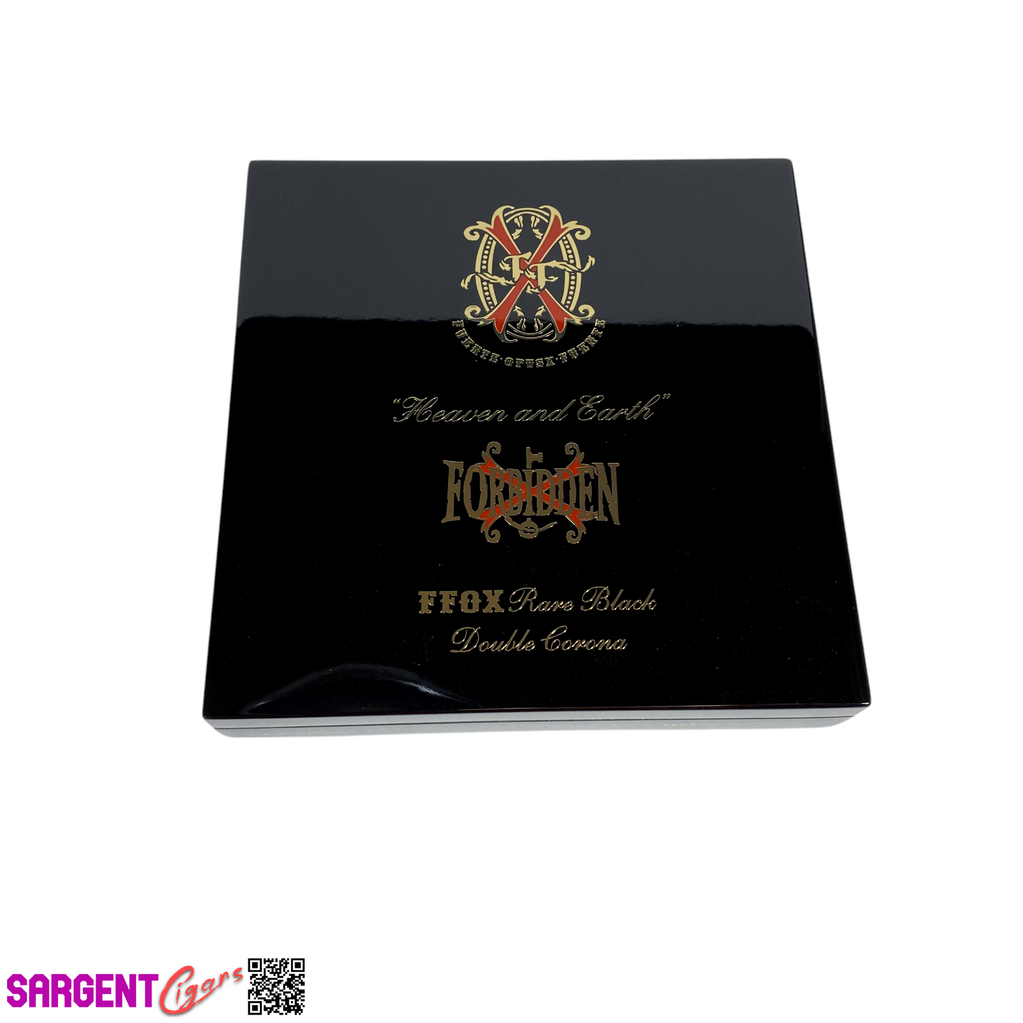 Arturo Fuente Opus X Forbidden X Double Corona Empty Wooden Cigar Box 9x9x1.75