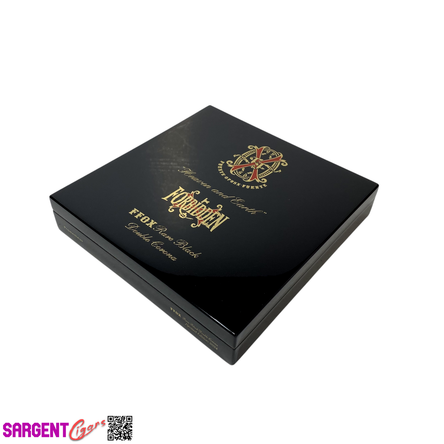 Arturo Fuente Opus X Forbidden X Double Corona Empty Wooden Cigar Box 9x9x1.75