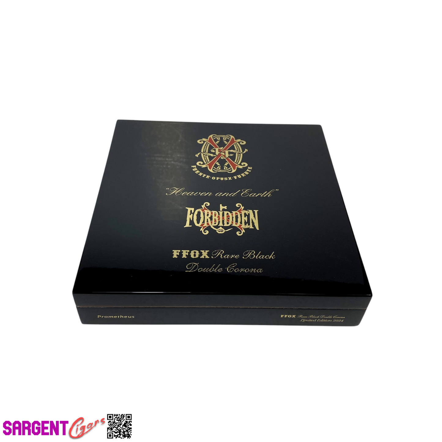 Arturo Fuente Opus X Forbidden X Double Corona Empty Wooden Cigar Box 9x9x1.75