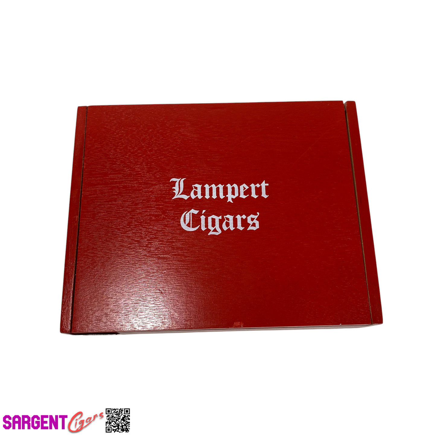 Lampert 1675 Rojo Toro Empty Wooden Cigar Box 8.75x7x2.25