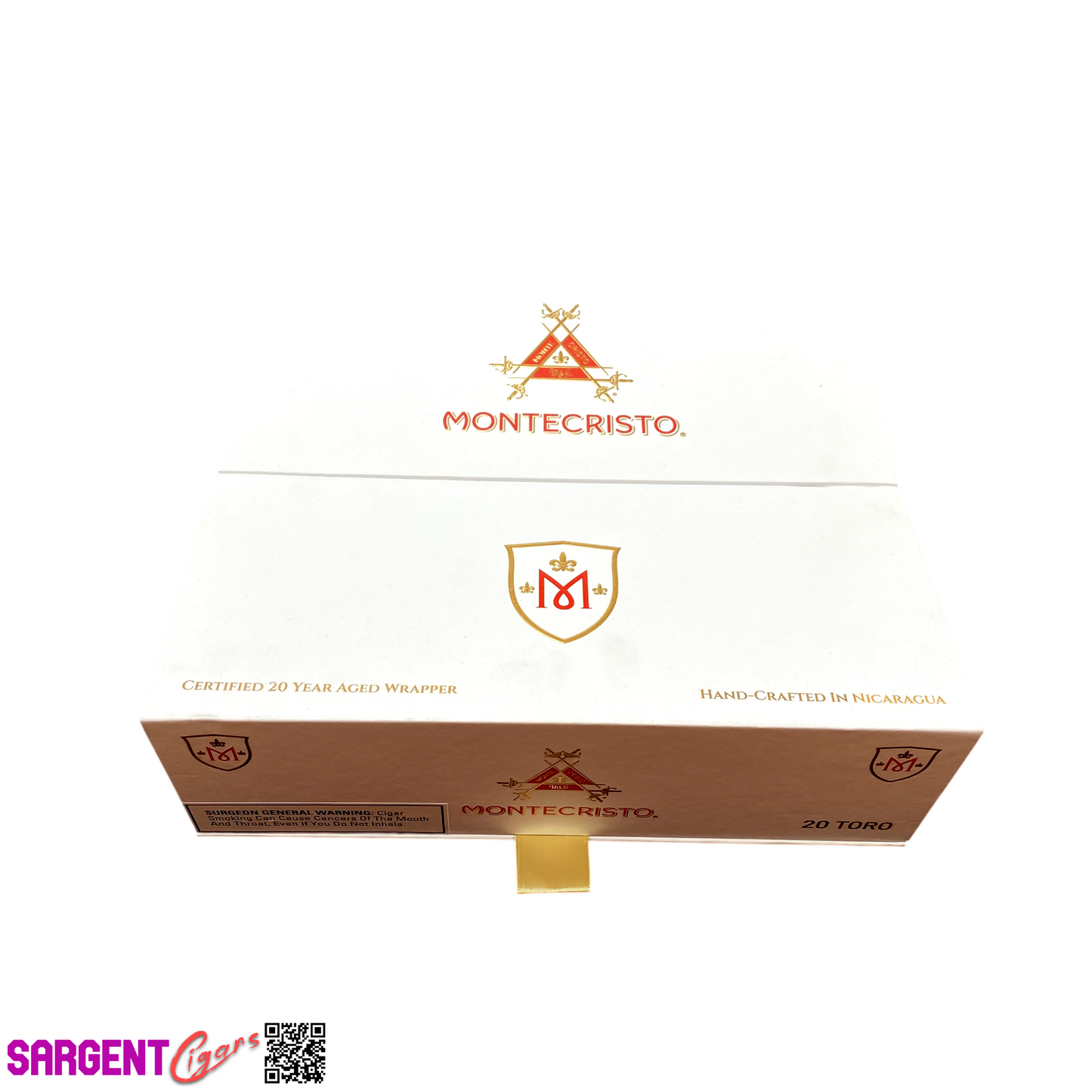 Montecristo M Toro Empty Cardboard Cigar Box 10.25x9x3.5