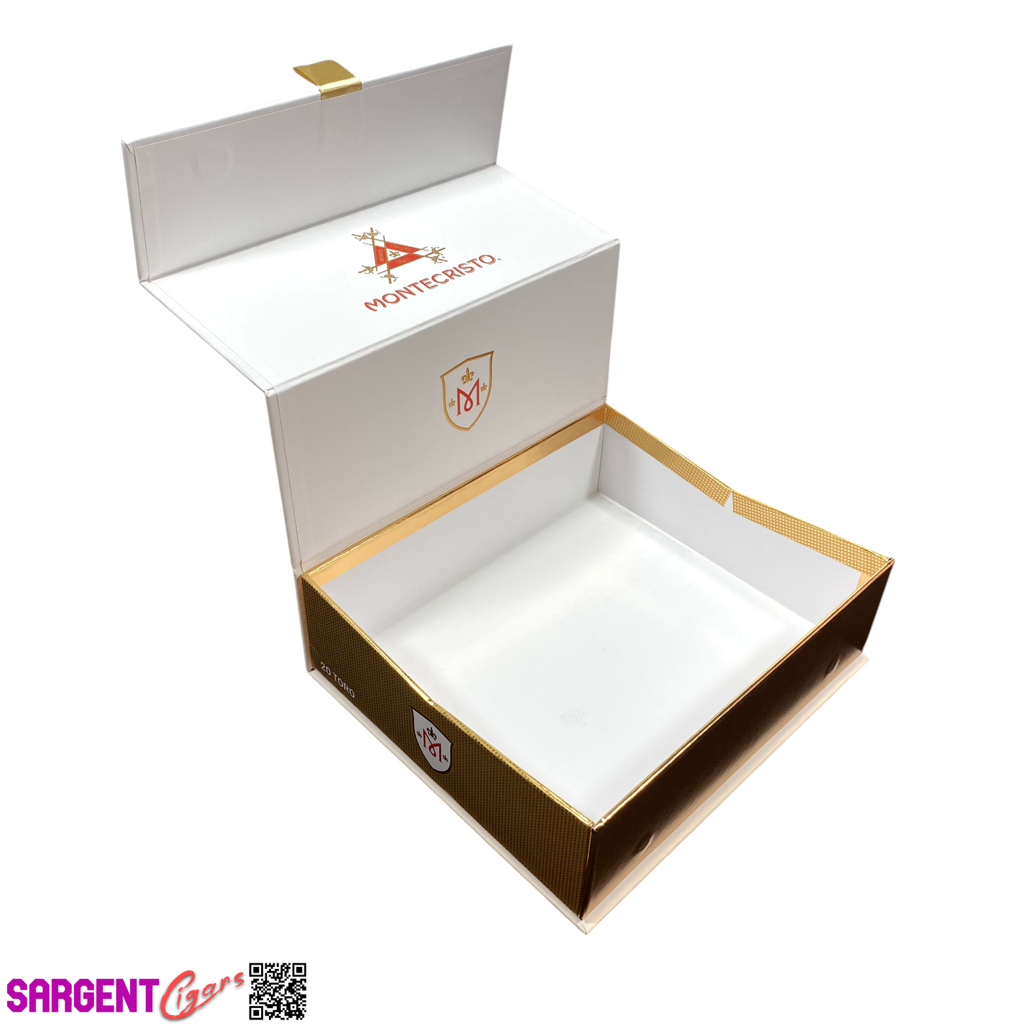 Montecristo M Toro Empty Cardboard Cigar Box 10.25x9x3.5