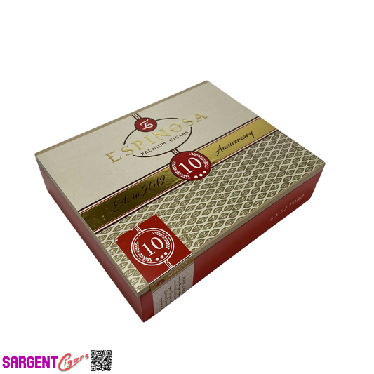 Espinosa 10th Anniversary Toro Empty Wooden Cigar Box 8.5x7x2